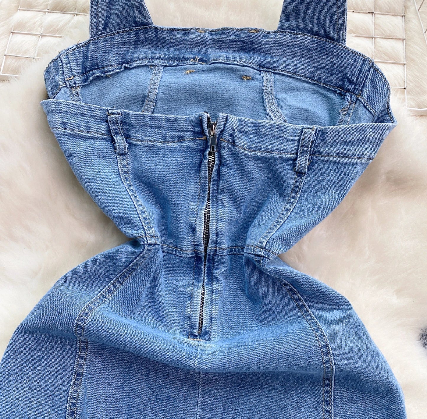 Limited edition denim dresses.