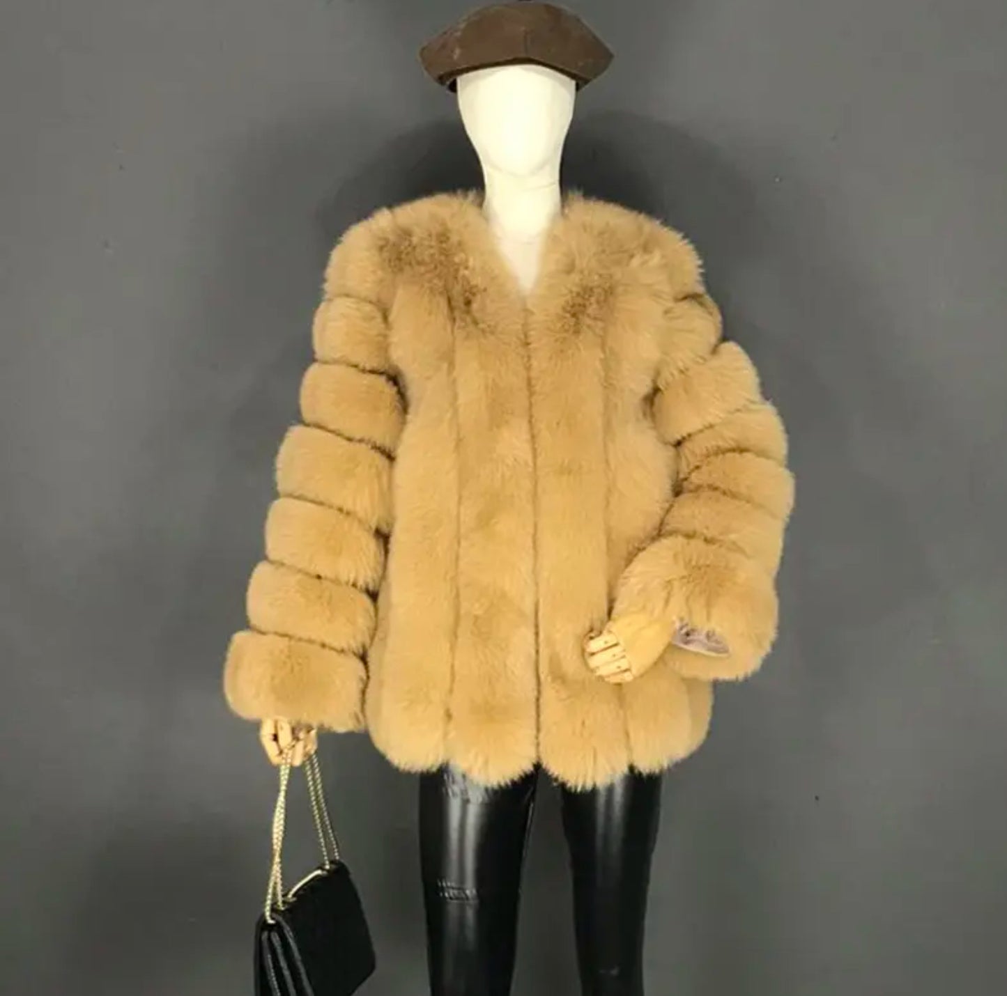 Luxury Natural fur winter coats .