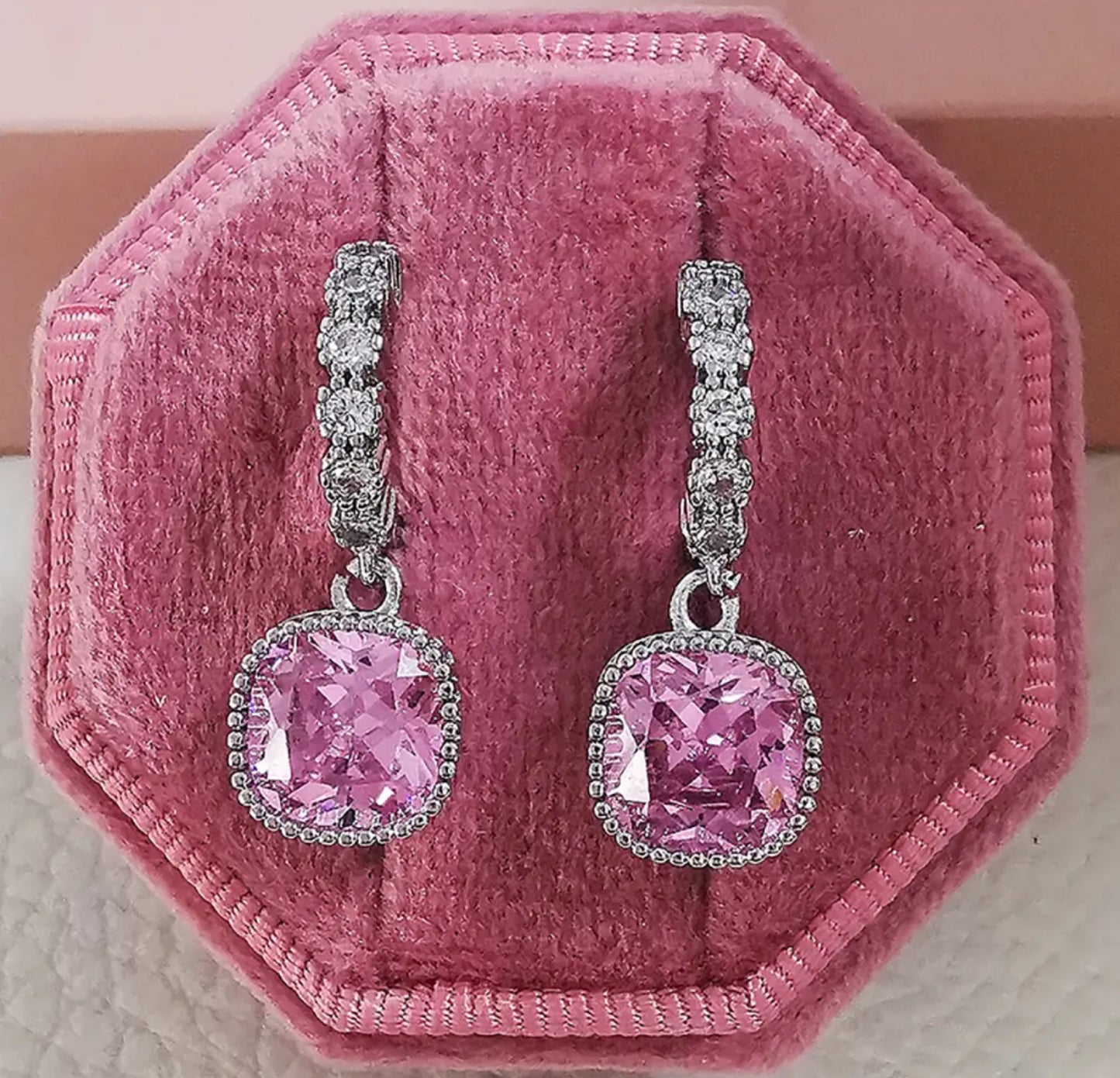 Luxury crystal earrings . Accessories