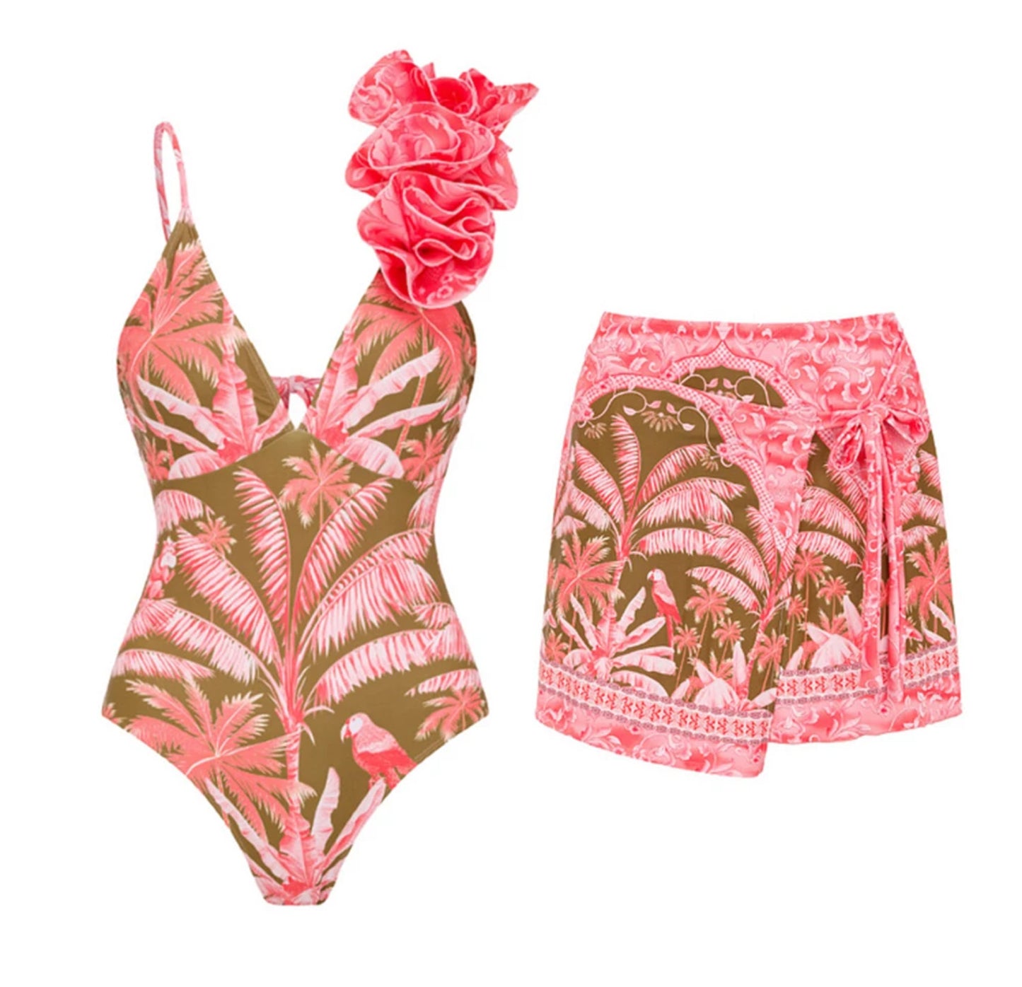 Two piece swimwear set 💗🧡