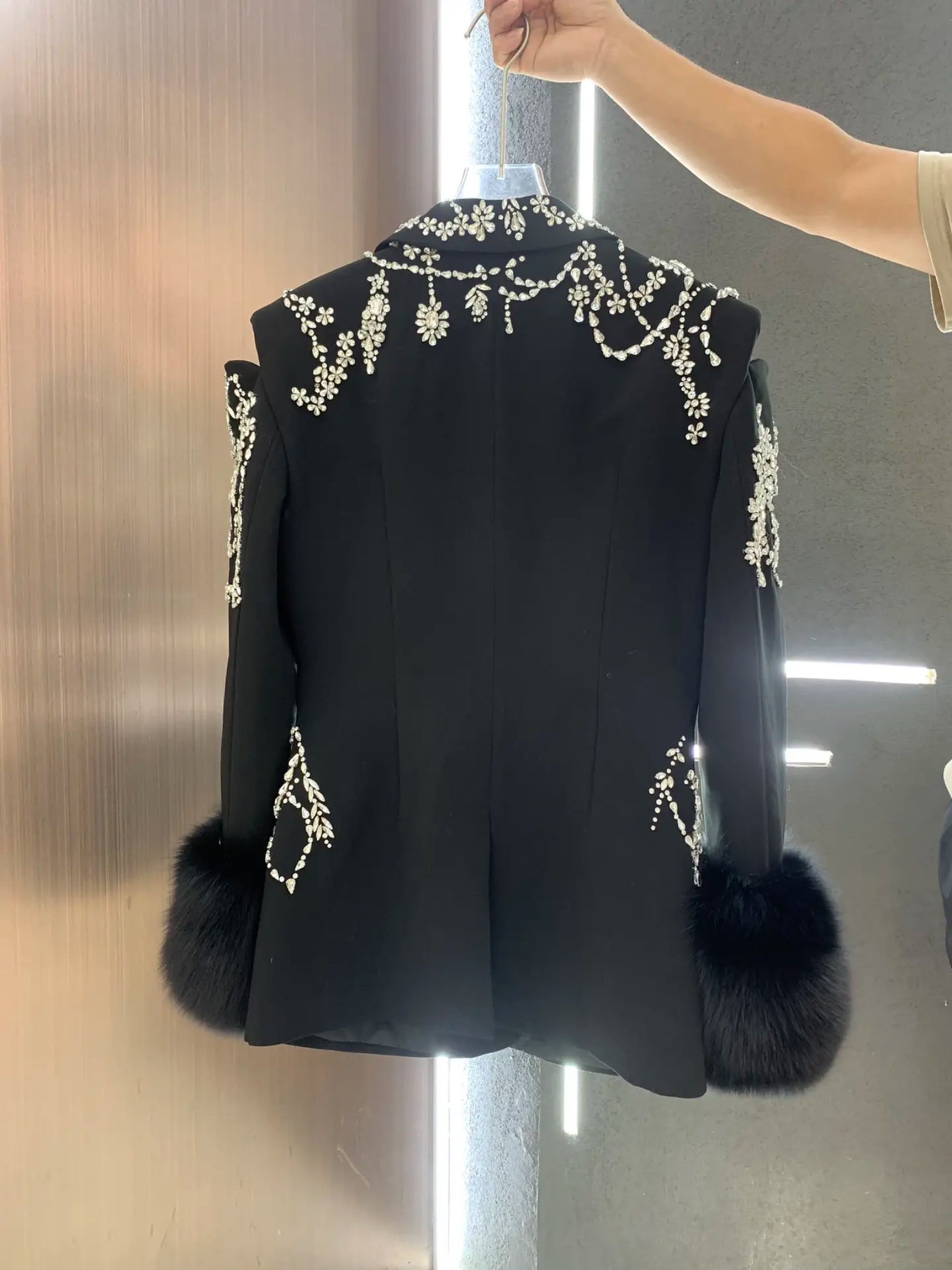 Luxury Limited Edition Crystal Blazer Jackets .🖤✨