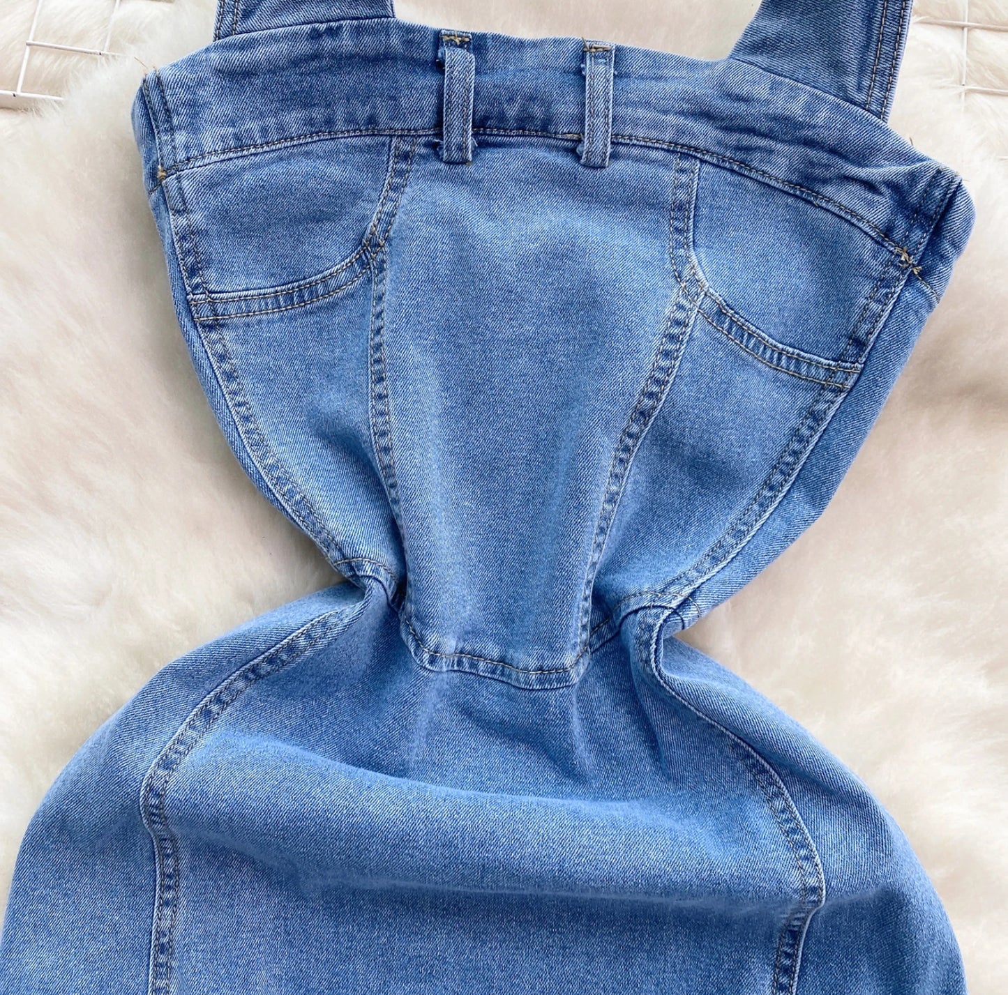 Limited edition denim dresses.