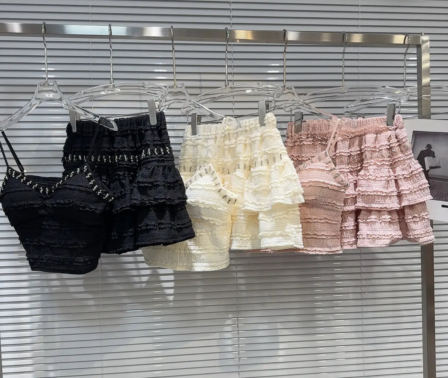 Ruffle Co-ord sets.