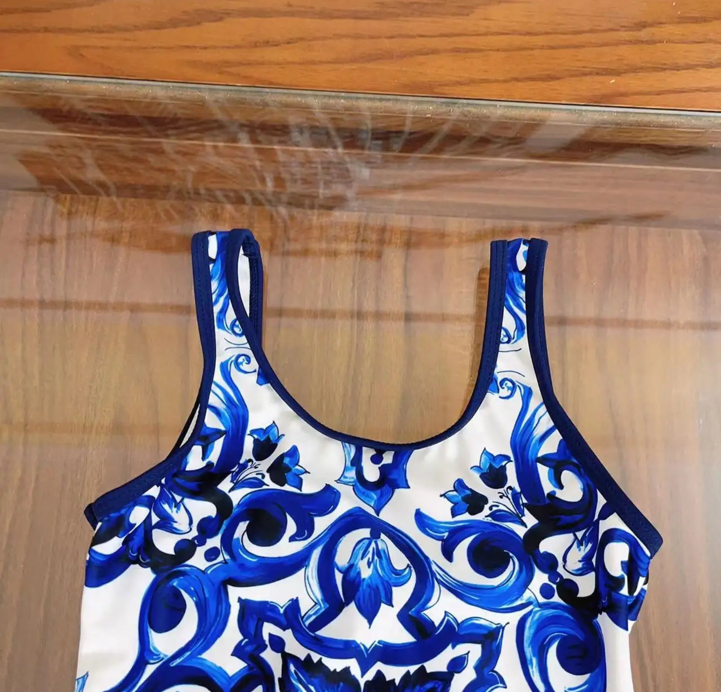 Girls Luxury swimming costume. Kids collection. 💙🤍