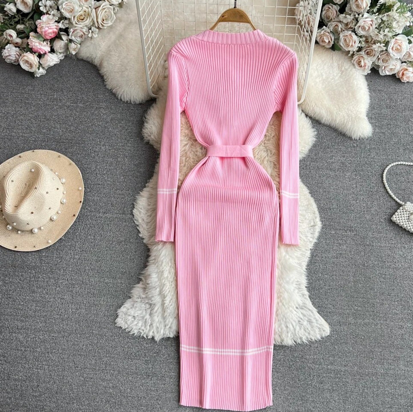 Luxury B Knitted Dress.