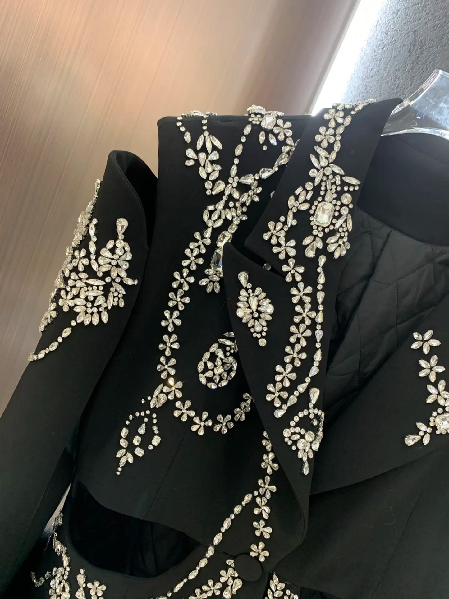 Luxury Limited Edition Crystal Blazer Jackets .🖤✨