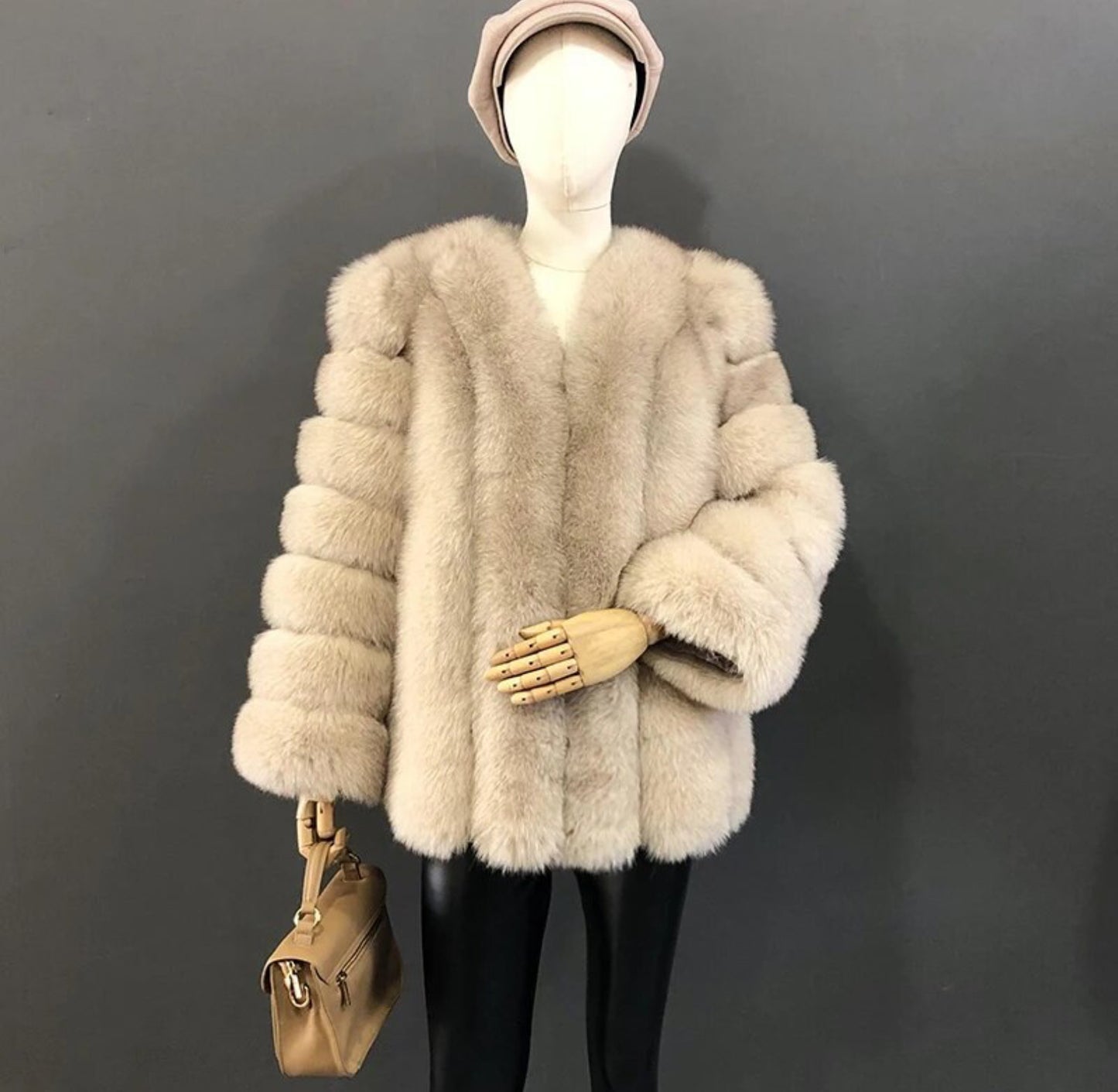 Luxury Natural fur winter coats .