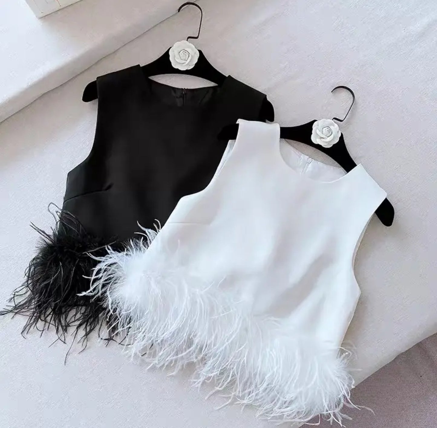 Fluffy luxury tops .    Top & Jumper Collection.