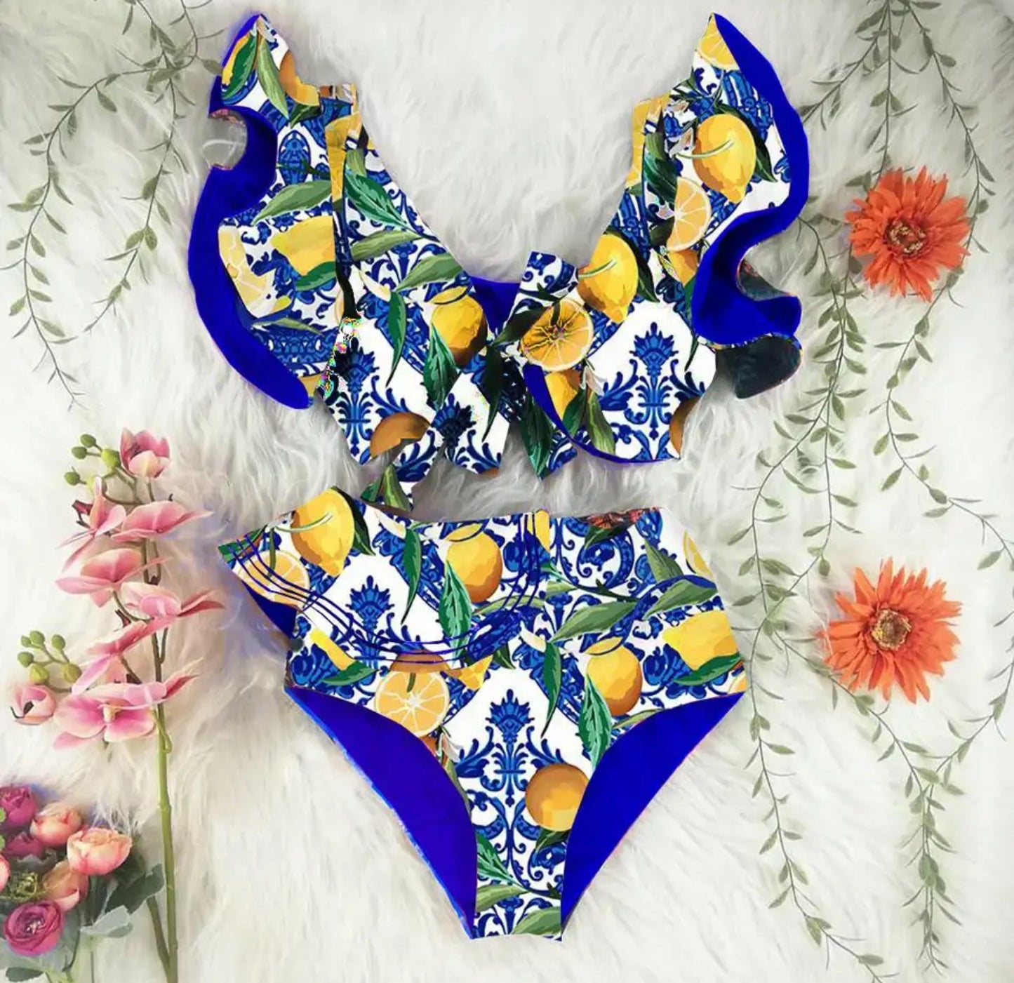 Our “ Lemon” swimwear .