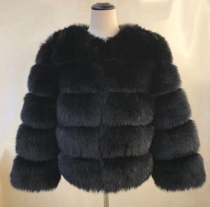 Our AZEYLIA fur coats .