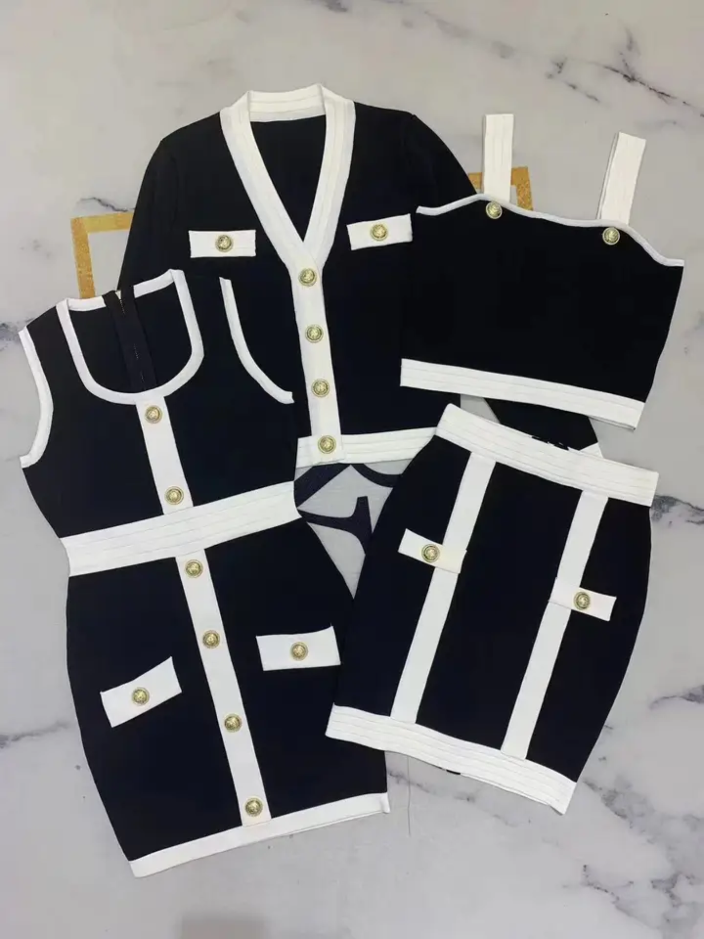 LUXURY 4 PIECE CO-ORD SET.