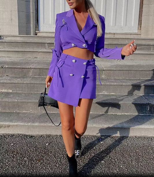 Our beautiful “violet” luxury Co-ord sets