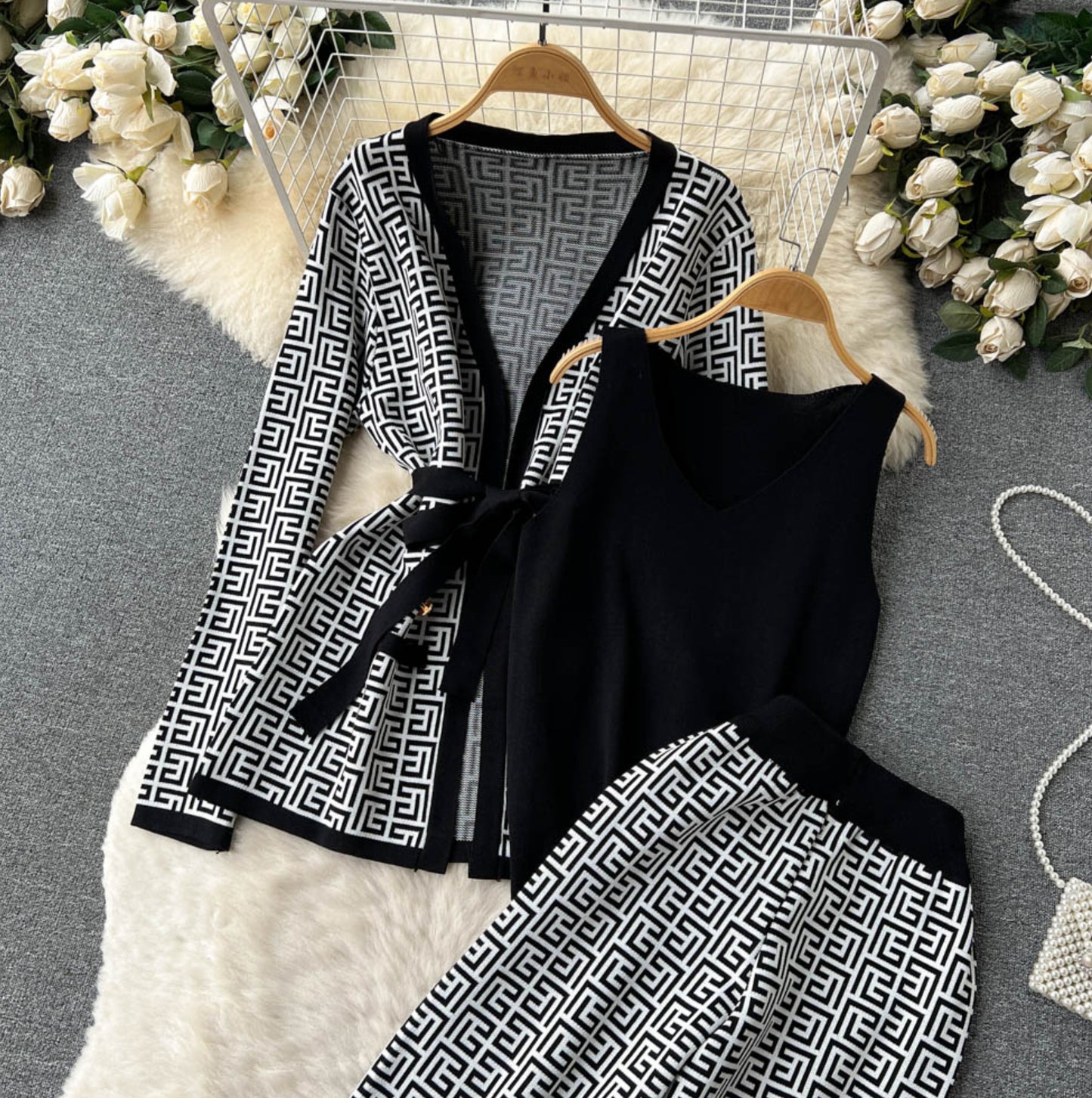 Luxury 3 Piece Loungewear sets.